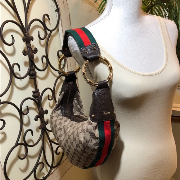 Gucci Monogram Handbag - Picture 1 of 6